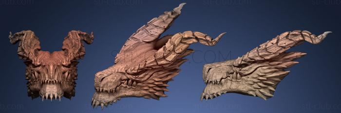 3D мадэль Голова дракона (STL)